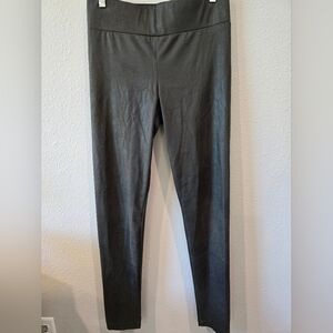 Frank Lyman Design suede leather pull on pants